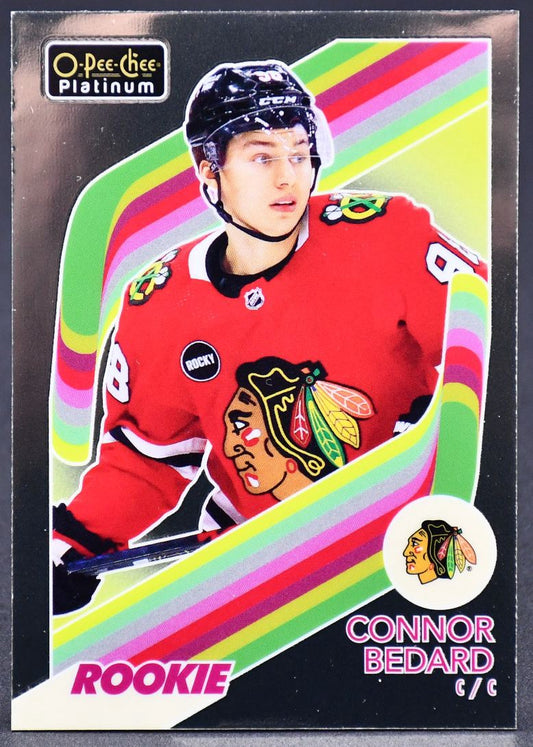 2023-24 OPC Platinum Retro Rookie Connor Bedard R-100 RC
