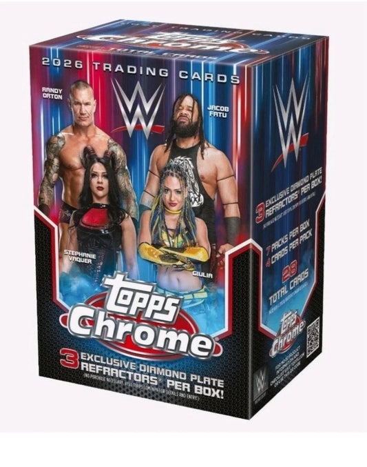Topps Chrome 2026 WWE Value Box