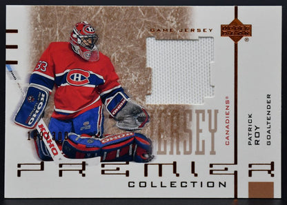 Maillot de match UD Premier Collection 2001-02 Patrick Roy B-PR 199/300