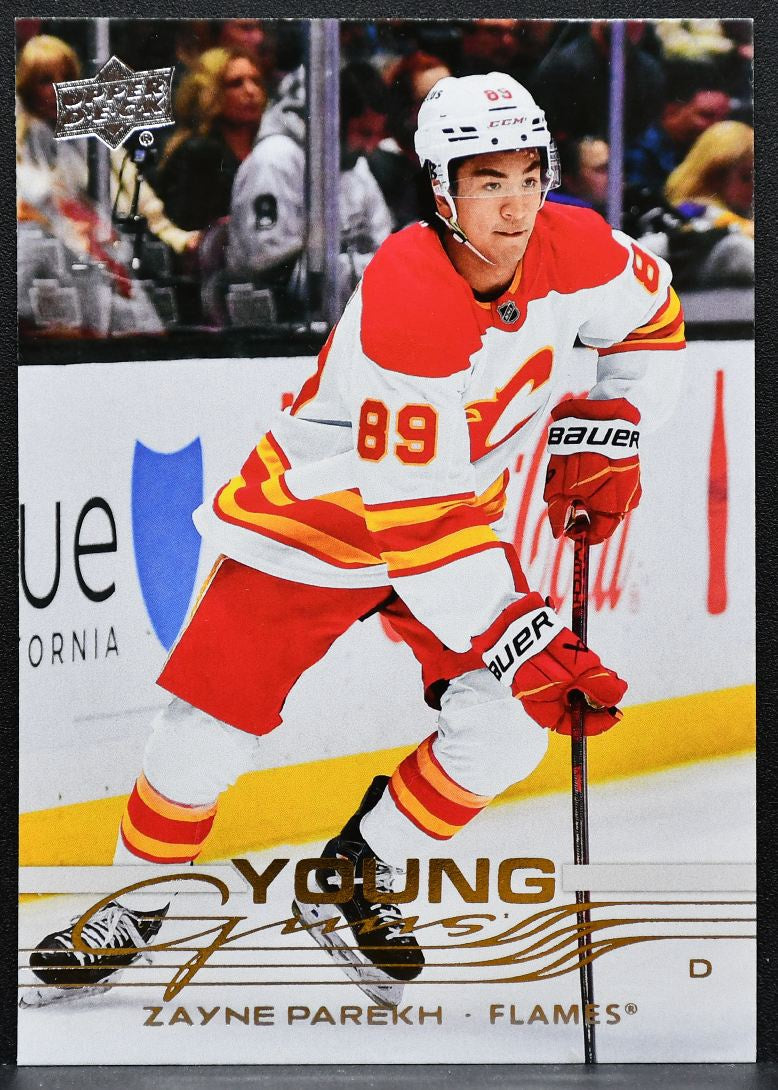 2025-26 Upper Deck Series 1 Young Guns Zayne Parekh 236 Calgary Flames RC 1846
