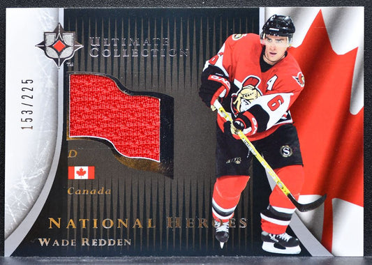 2005-06 UD Ultimate Collection National Heroes Wade Redden Senators Jersey 9808