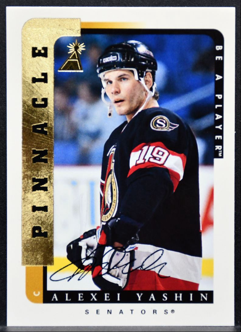 1996-97 Pinnacle Be a Player Autographs Alexei Yashin Ottawa Senators Auto 3735