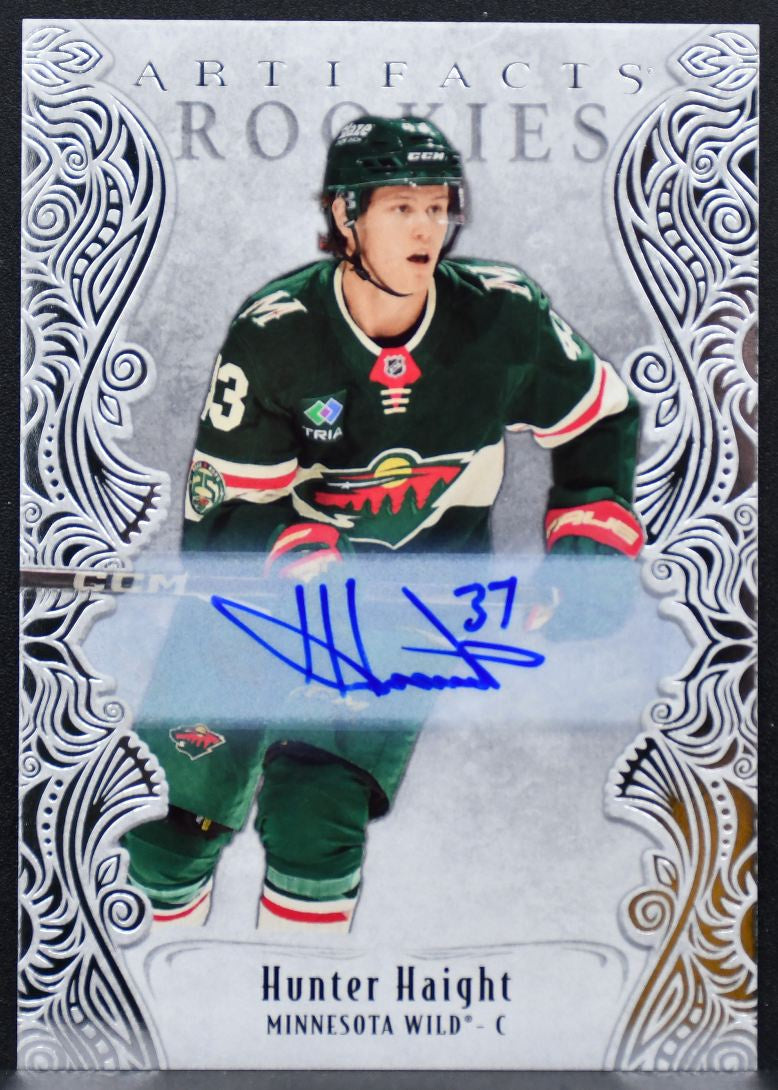 2025-26 Upper Deck Artifacts Rookies Auto Redemptions Hunter Haight RC Auto 6469