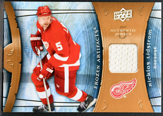 2009-10 Upper Deck Artifacts Frozen Nicklas Lidstrom Red Wings Jersey 1955