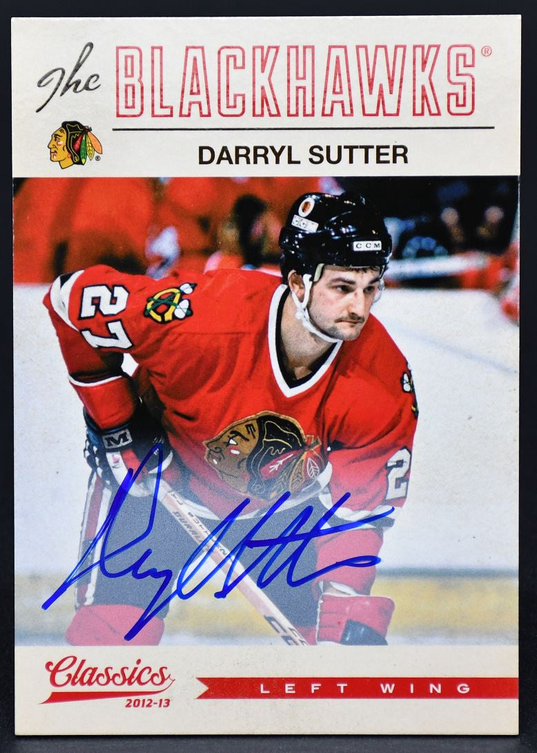 2012-13 Panini Classics Signatures Darryl Sutter 182 Auto