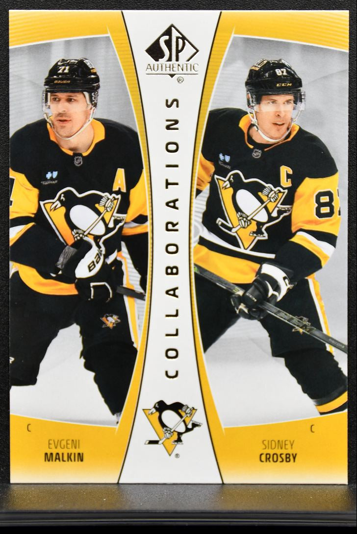2025-26 SP Authentic Collaborations Sidney Crosby / Evgeni Malkin Penguins 9140