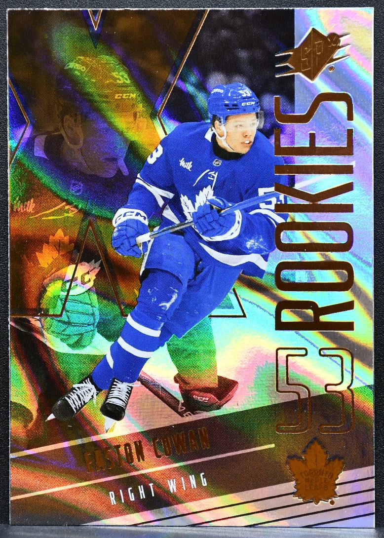 2025-26 SPx Rookies Easton Cowan 134 Toronto Maple Leafs RC 0986