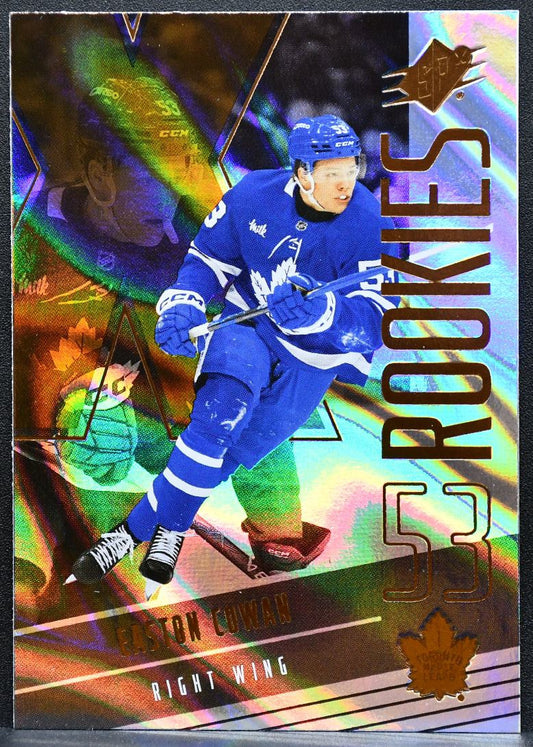 2025-26 SPx Rookies Easton Cowan 134 Toronto Maple Leafs RC 0986
