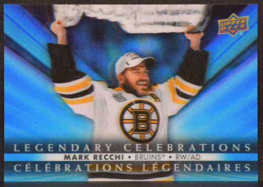 2023-24 UD Tim Hortons Legendary Celebrations Mark Recchi LC-10 Boston Bruins 6224