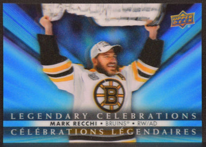 2023-24 UD Tim Hortons Legendary Celebrations Mark Recchi LC-10 Boston Bruins 6224