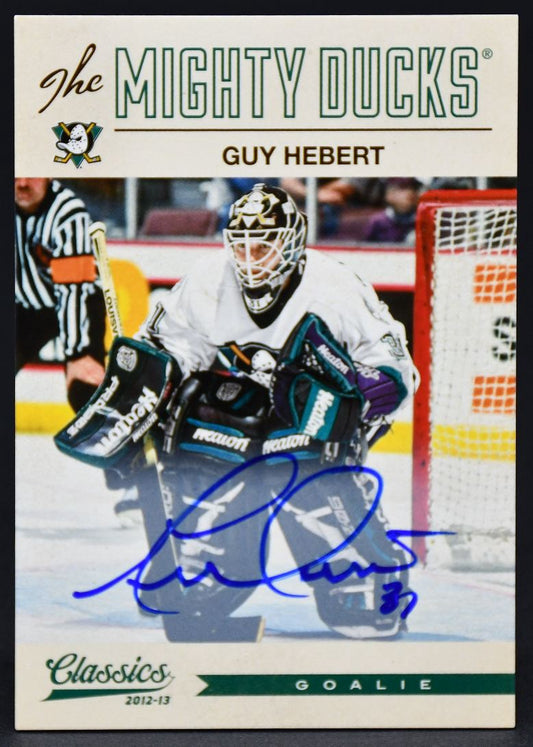 2012-13 Panini Classics Signatures Guy Hebert 176 Auto