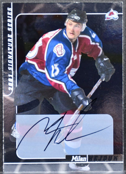 2000-01 Be a Player Signature Series Autographs Milan Hejduk Avalanche Auto 0604