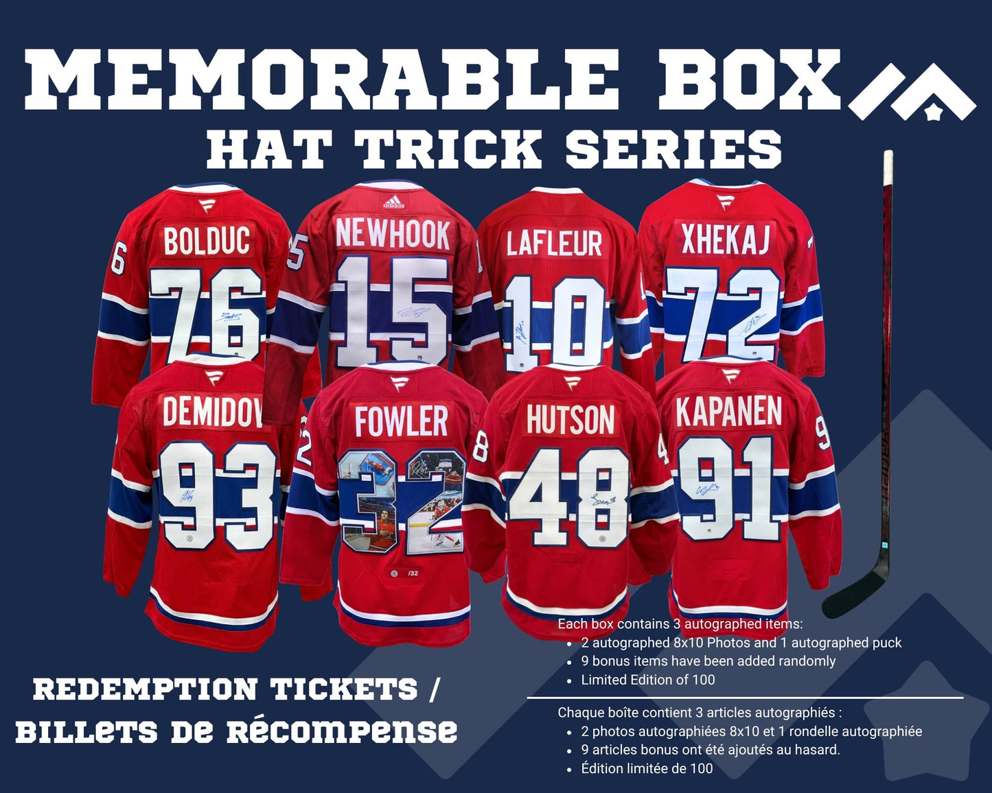 Memorable Box Hat Trick - Montreal Canadiens Edition SERIES 5