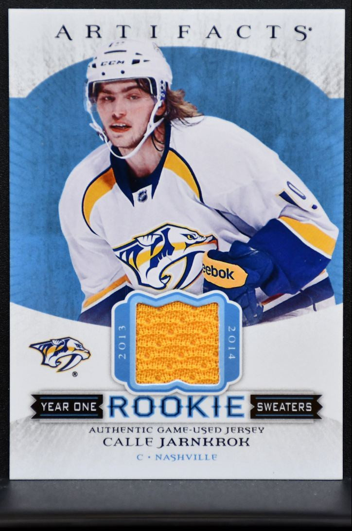2015-16 UD Artifacts Year One Rookie Sweaters Calle Jarnkrok Jersey 6521