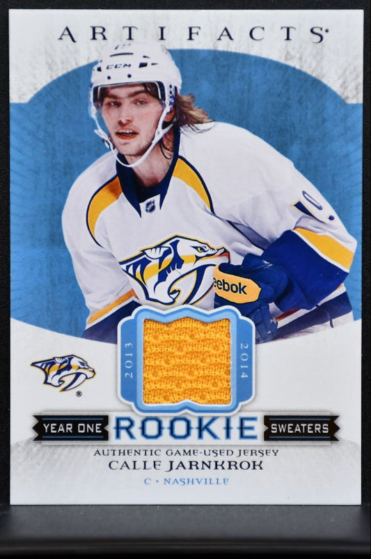 2015-16 UD Artifacts Year One Rookie Sweaters Calle Jarnkrok Jersey 6521