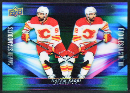 2023-24 Upper Deck Tim Hortons Symmetry Standouts Nazem Kadri 3D-3 Flames 6955