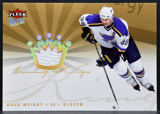 2006-07 Fleer Ultra Scoring Kings Jerseys Doug Weight SKJ-DW Blues Jersey 9662