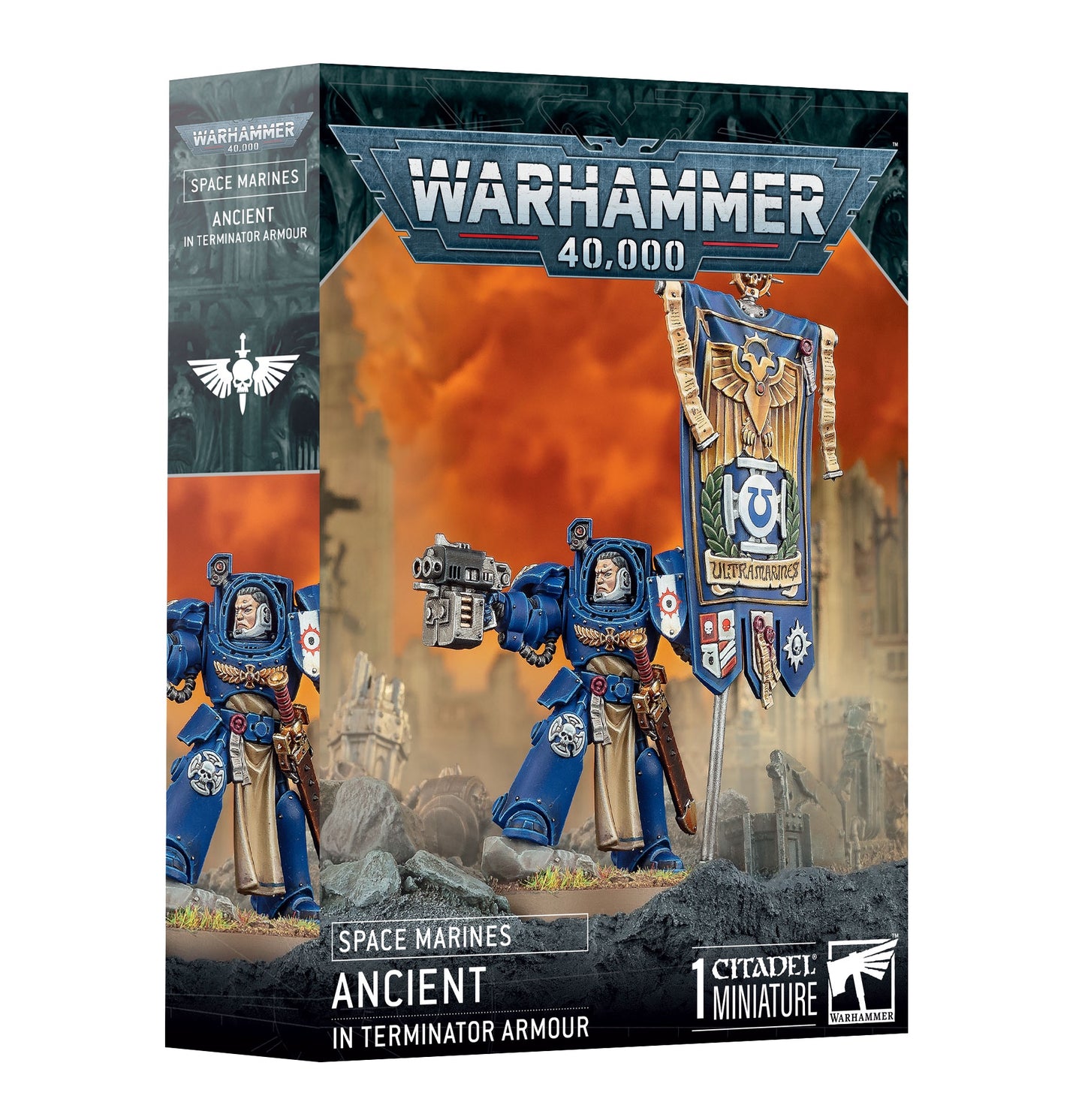 Space Marines Ancient In Terminator Armour (PRE ORDER) (RELEASE DECEMBER 06)