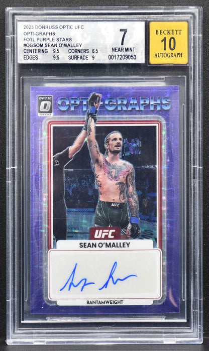 2023-24 Donruss Optic Opti-Graphs Purple Stars Auto Sean O'Malley OG-SOM Auto /5