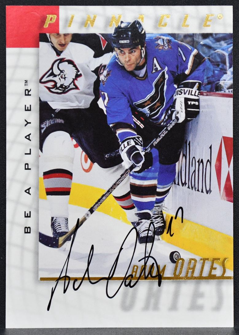 1998-99 Pinnacle Be a Player Autographs Adam Oates 5 Capitals Auto 9918