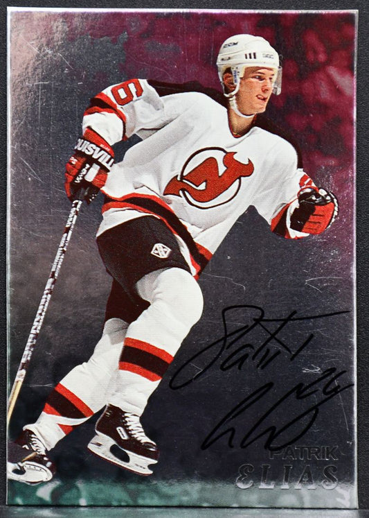 1998-99 Be a Player Autographs Patrik Elias 81 New Jersey Devils Auto