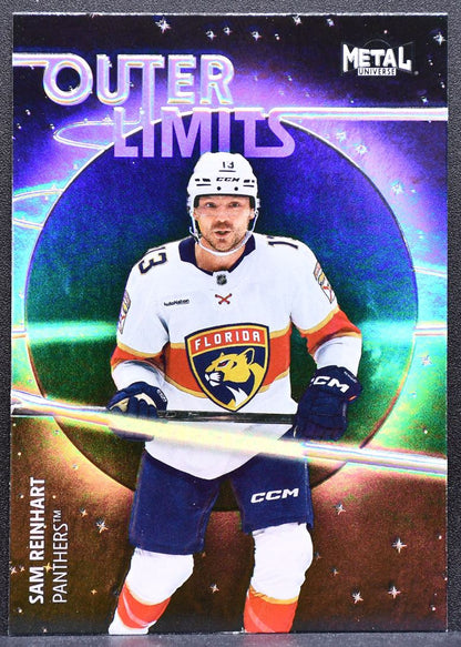 2025-26 SkyBox Metal Universe Outer Limits Sam Reinhart OL-44 Panthers 1167