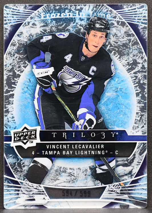 2009-10 UD Trilogy Frozen In Time Vincent Lecavalier 119 Lightning 594/599 7573