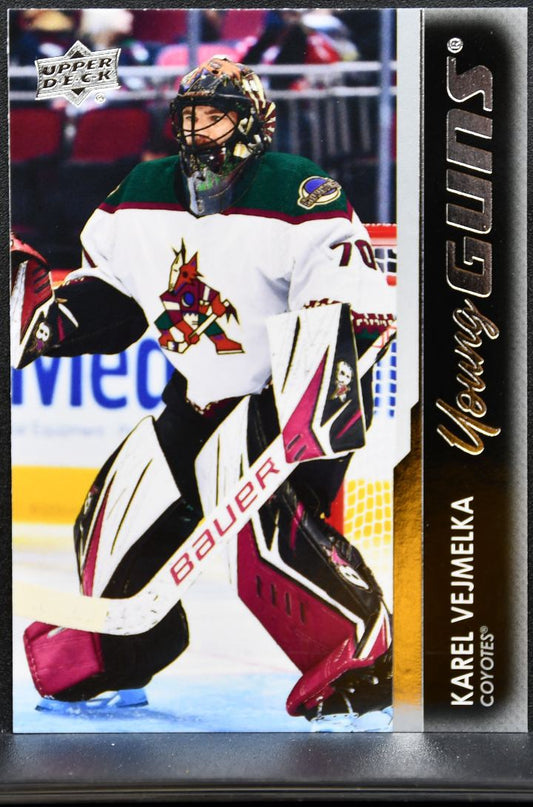 2021-22 UD Series 2 Young Guns Karel Vejmelka 458 Arizona Coyotes RC 9803