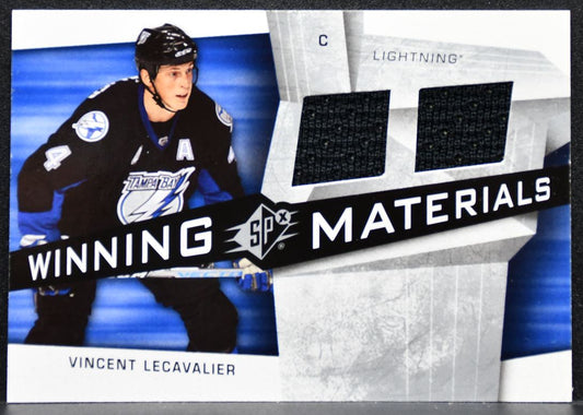 2008-09 SPx Winning Materials Vincent Lecavalier WM-VL Lightning Jersey 7676