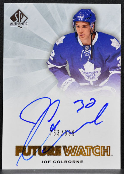 2011-12 SP Authentic Future Watch Auto Joe Colborne RC Auto 153/999 1254