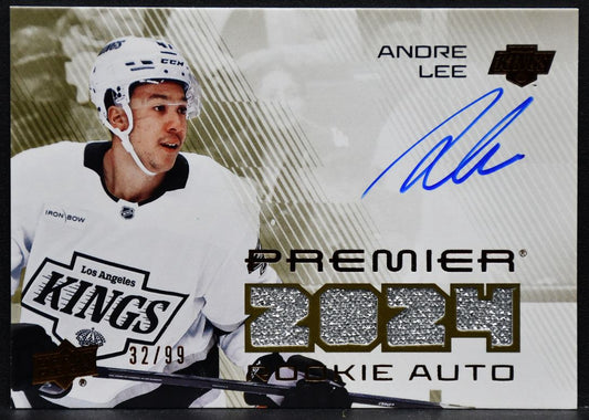 2024-25 Upper Deck Premier Rookie Auto Jersey Andre Lee PRA-AL Auto 32/99 Jersey