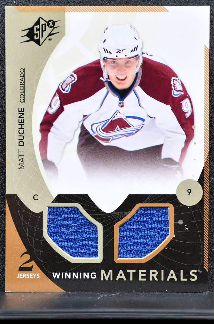 2010-11 SPx Winning Materials Dual Jersey Matt Duchene WM-MD Jersey 3293