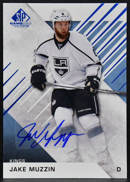 2016-17 SP Game Used Base Blue Auto Jake Muzzin 83 Los Angeles Kings Auto 4860