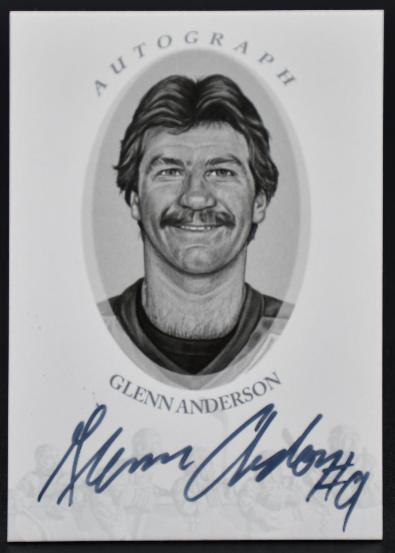2010-11 In The Game Decades 1980s Glenn Anderson A-GA Auto