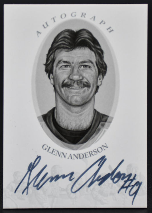 2010-11 In The Game Decades 1980s Glenn Anderson A-GA Auto