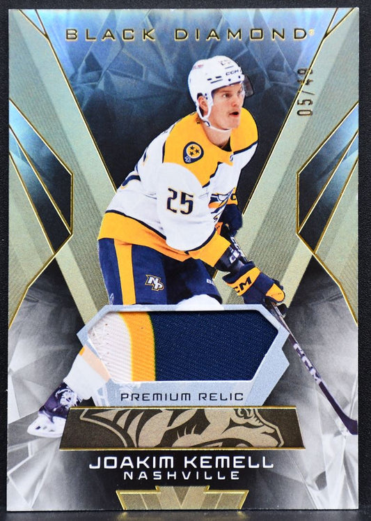 25-26 UD Black Diamond Premium Relic Kemell Predators 05/49 Patch 6713