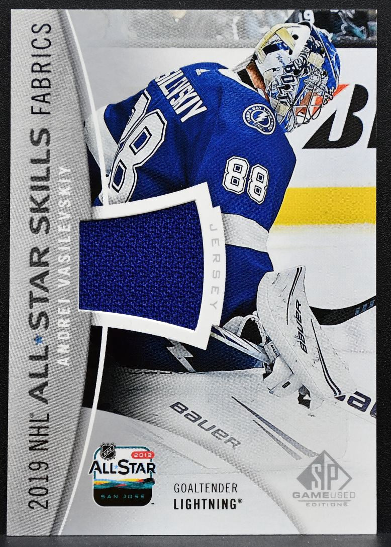 2019-20 SP Game Used 2019 NHL All Star Skills Fabrics Vasilevskiy Jersey 4669