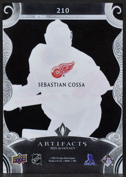 2025-26 Upper Deck Artifacts Update - Clear Cut Rookies Sebastian Cossa 210 3092
