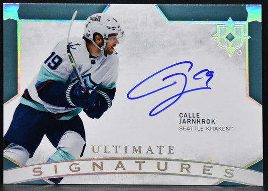 2021-22 UD Ultimate Signatures Calle Jarnkrok US-CJ Seattle Kraken Auto