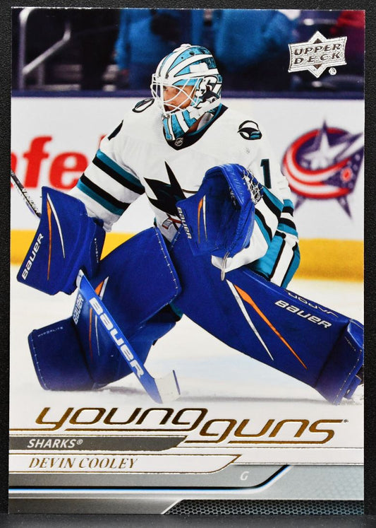 2024-25 Upper Deck Young Guns Devin Cooley 473 San Jose Sharks RC 5213