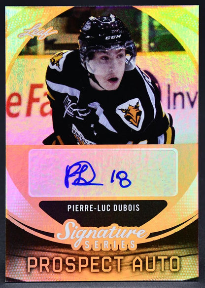 2015-16 Leaf Signature Series Prospect Auto Pierre-Luc Dubois SP-PD1 Auto