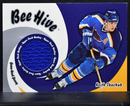 2003-04 Upper Deck Bee Hive Jersey Keith Tkachuk St. Louis Blues Jersey 3490
