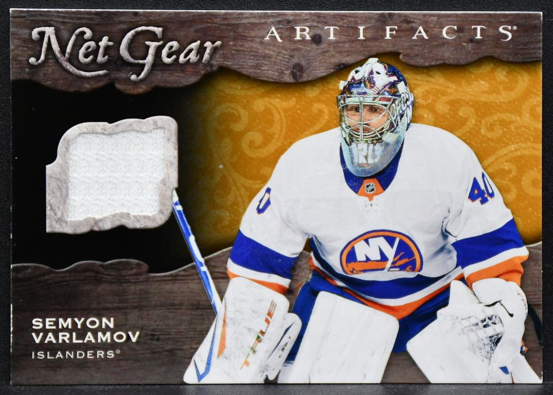 2021-22 UD Artifacts Net Gear Semyon Varlamov NG-SV New York Islanders Jersey