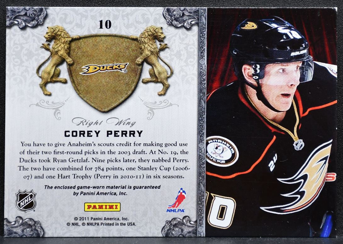 2011-12 Panini Crown Royale All The Kings Men Memorabilia Perry Jersey 0363
