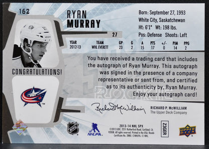 2013-14 SPx Rookie Autograph Dual Jersey Murray RC Auto 283/499 Jersey 8469