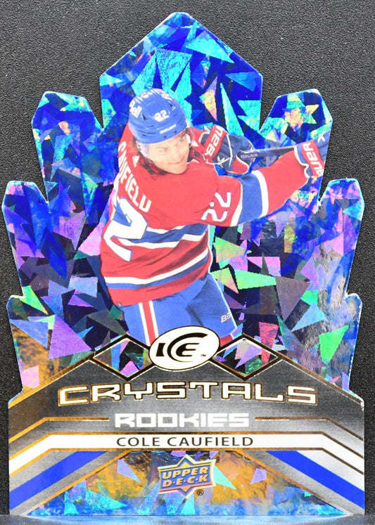 2021-22 Upper Deck Ice Crystals Rookies Cole Caufield IC-54 Canadiens RC 4018