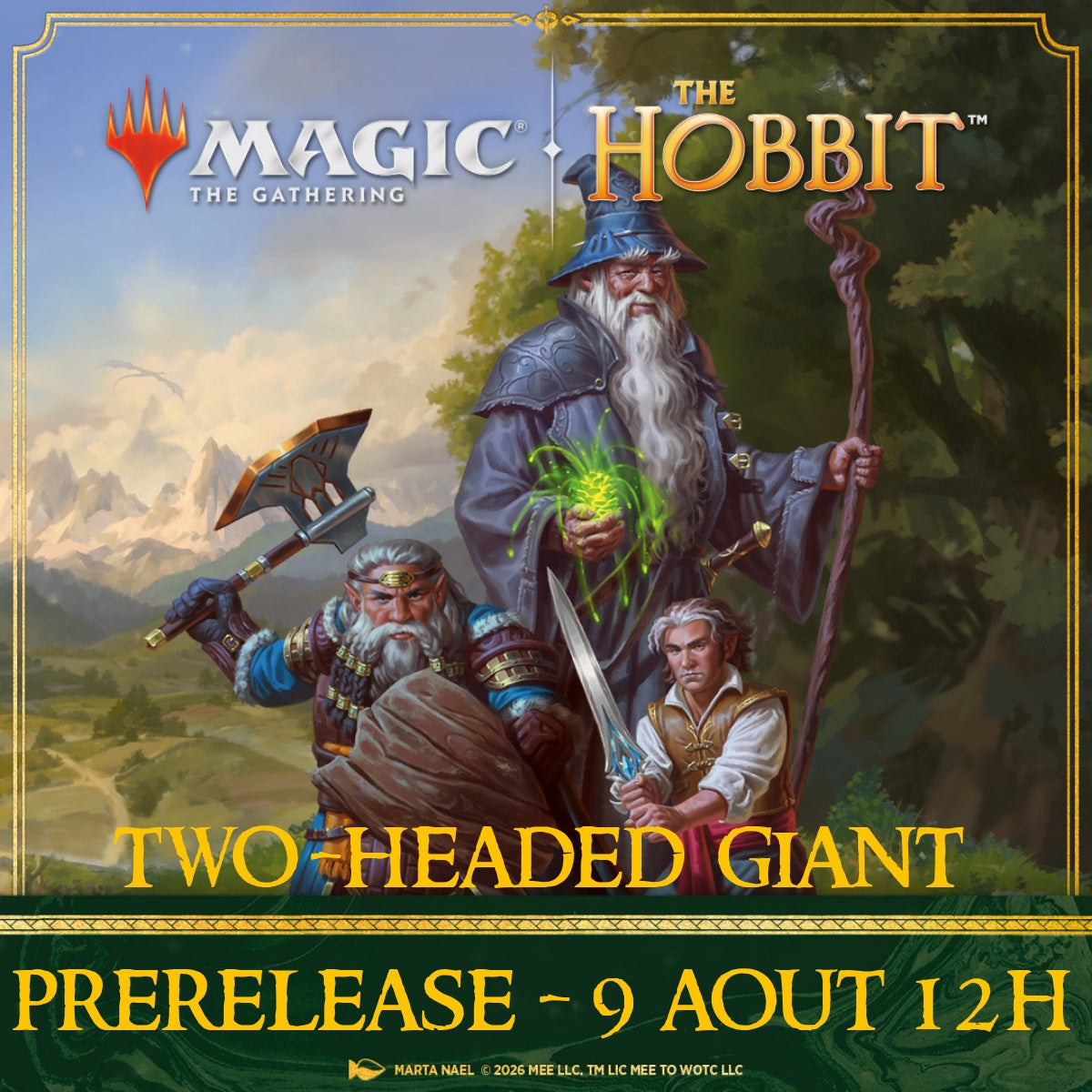 MTG The Hobbit Prerelease Two-Headed Giant - Dimanche 09 août 12h