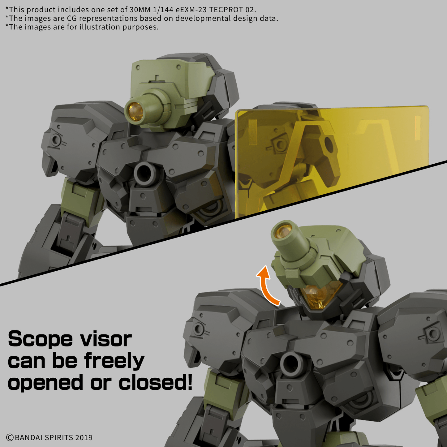 Bandai 30MM 1/144 eEXM-23 TECPROT 02