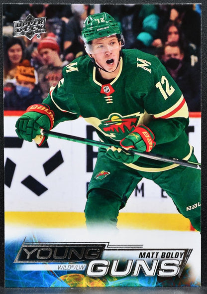 2022-23 Upper Deck Series 1 Young Guns Matt Boldy 201 Minnesota Wild RC 3611