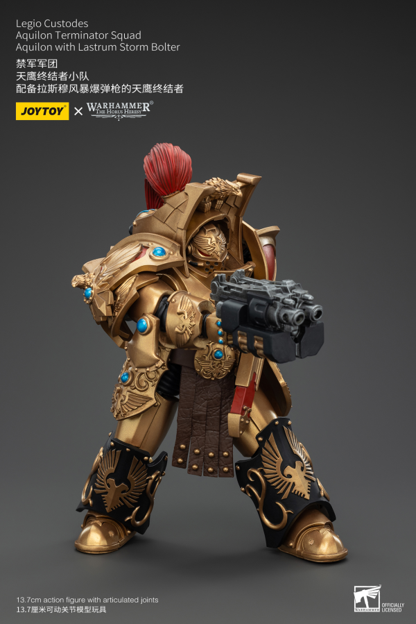 Legio Custodes Aquilon Terminator Squad Aquilon with Lastrum Storm Bolter